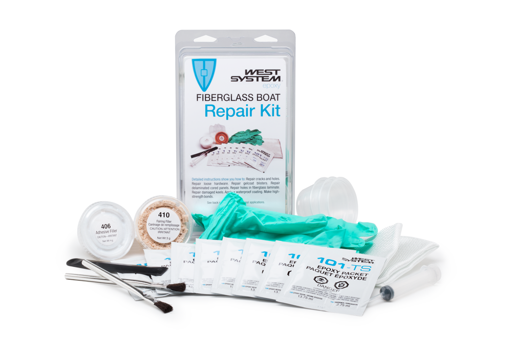 Fiberglass Mat & Resin Repair Kit