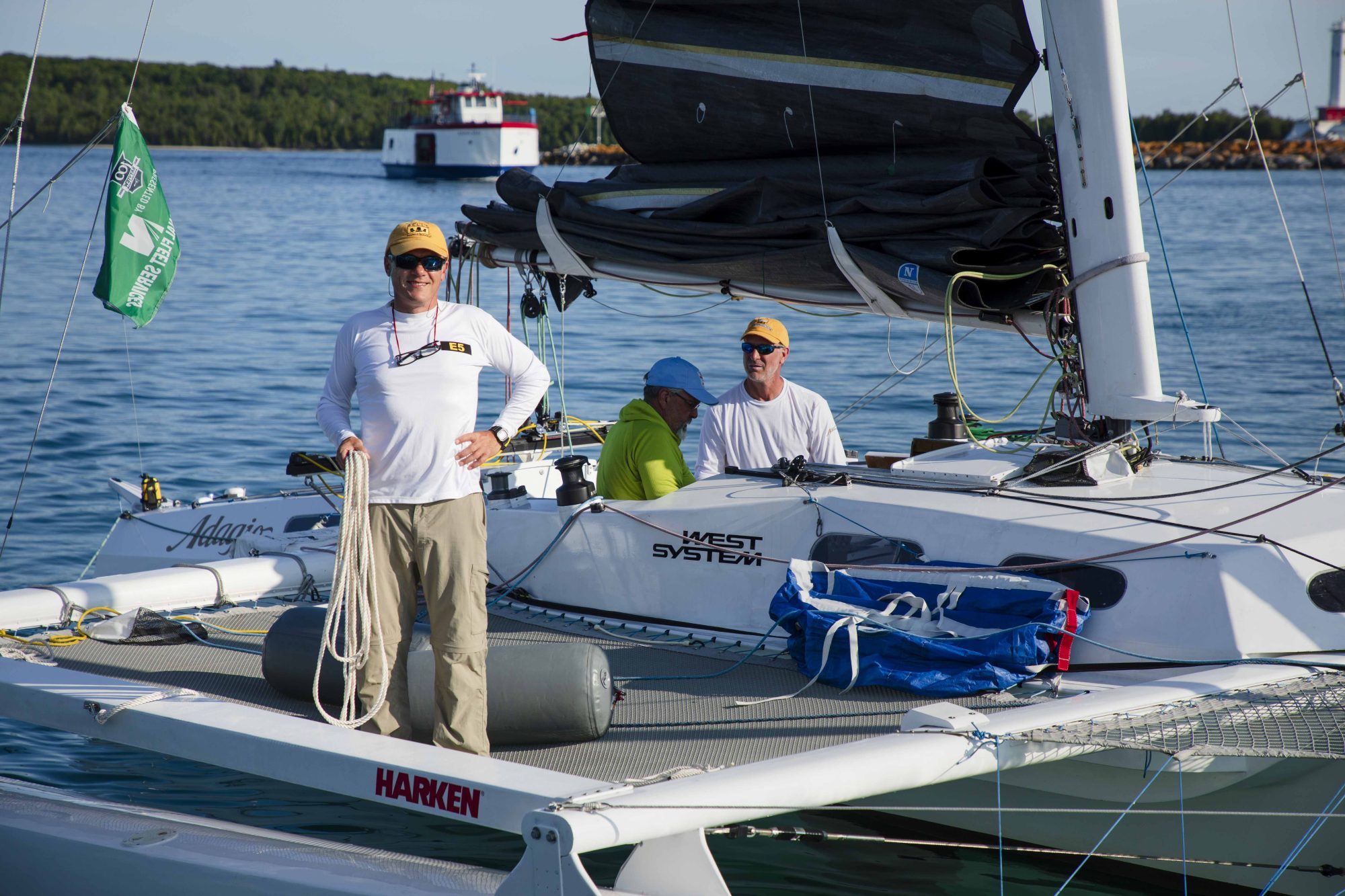 Gougeon brothers at the port huron to mackinac race